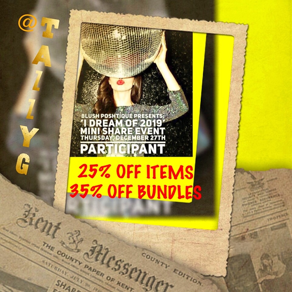 I Dream of 2019-Mini Event 25-35% Off Check it Out